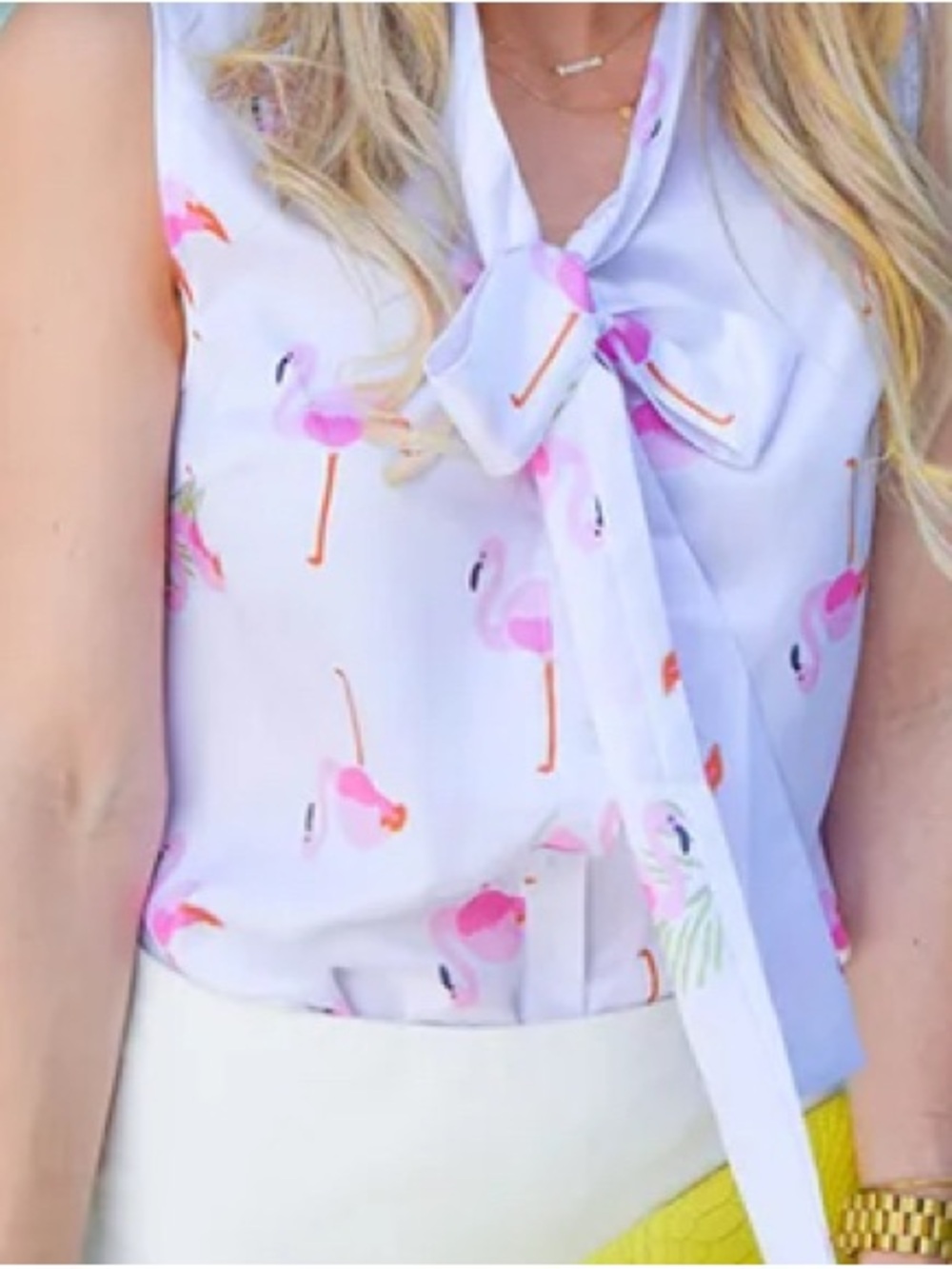 Goodnight Macaroon Tie-Neck Camisole